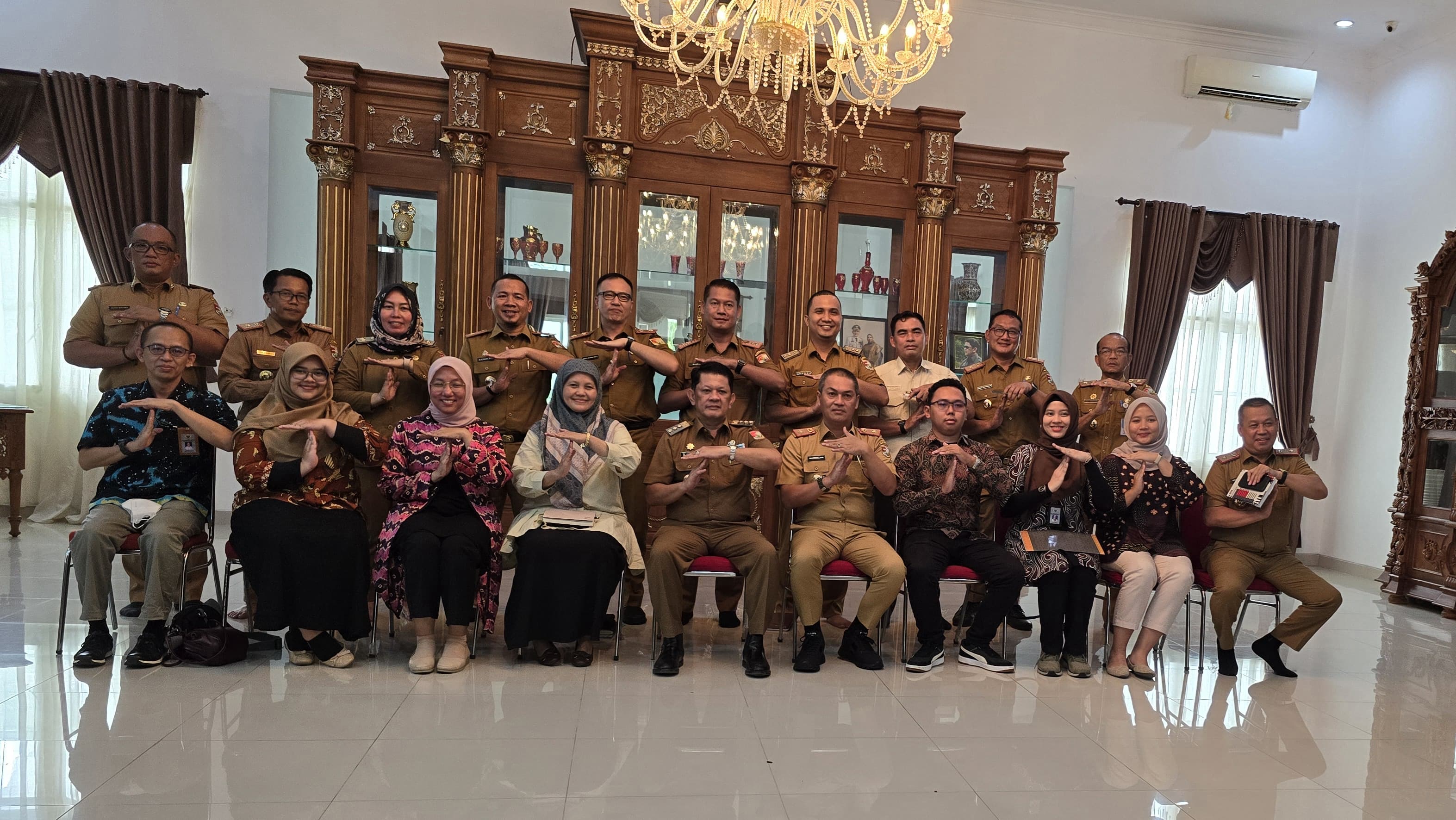 PJ Bupati M. Firsada sambut Kedatangan Tim BPK Perwakilan Provinsi Lampung